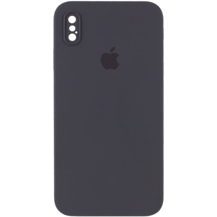 Чохол Silicone Case Square Full Camera Protective (AA) для Apple iPhone XS / X (5.8")