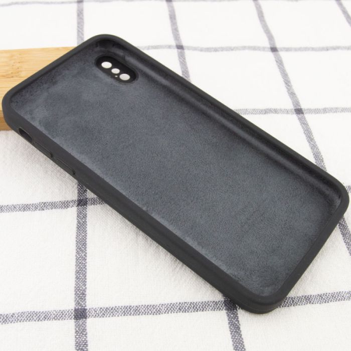 Чохол Silicone Case Square Full Camera Protective (AA) для Apple iPhone XS / X (5.8")