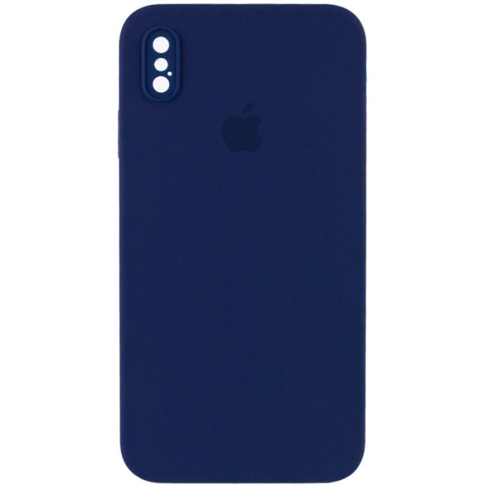 Чохол Silicone Case Square Full Camera Protective (AA) для Apple iPhone XS / X (5.8")