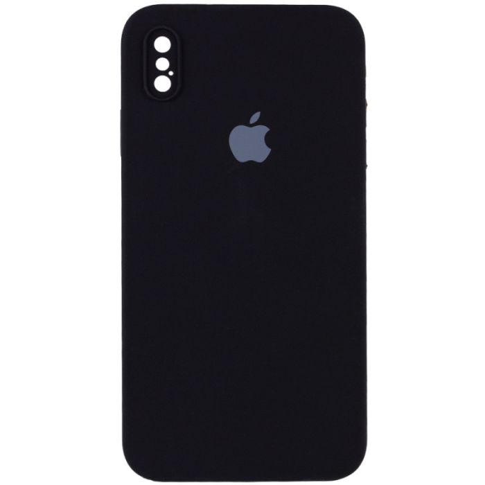 Чохол Silicone Case Square Full Camera Protective (AA) для Apple iPhone XS / X (5.8")