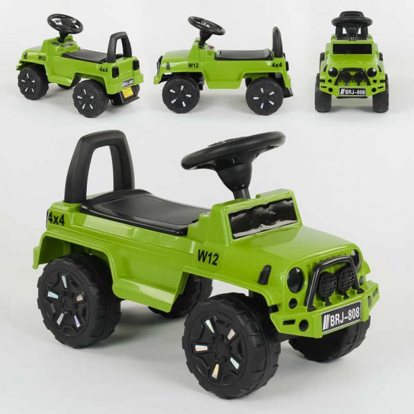 Каталка-толокар JOY Зелений (808 G-8001) зі світловими ефектами