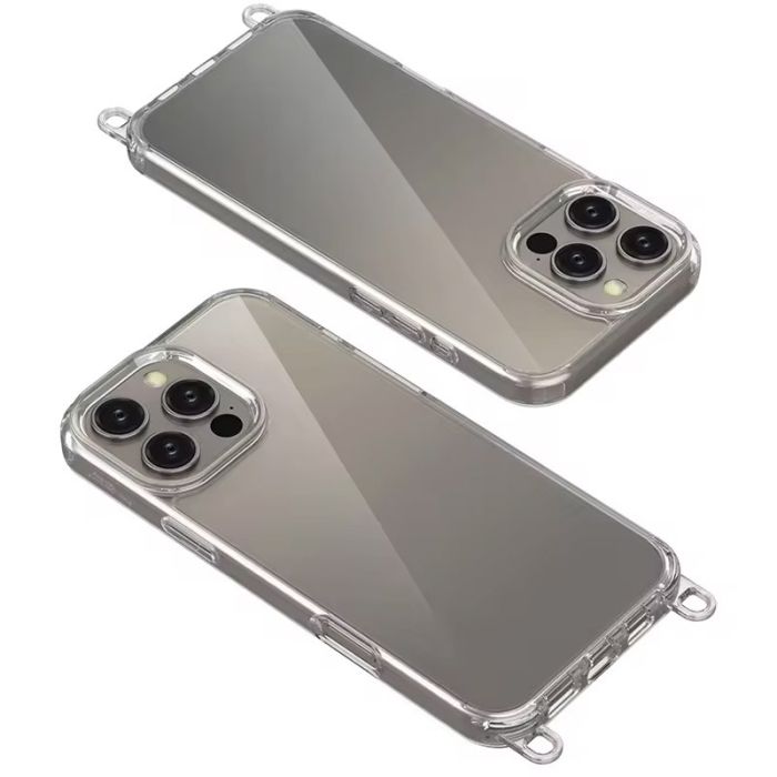 Чохол TPU Transparent with Straps для Apple iPhone 15 Pro (6.1")