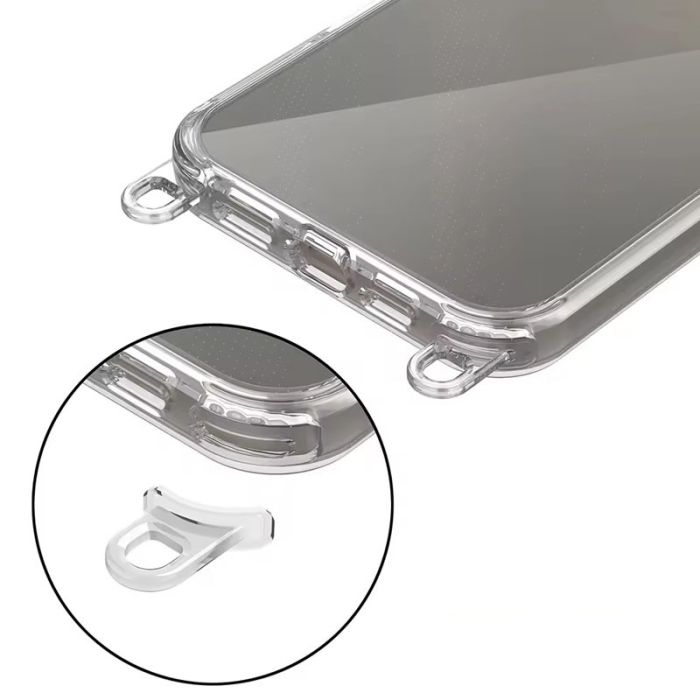 Чохол TPU Transparent with Straps для Apple iPhone 15 Pro (6.1")