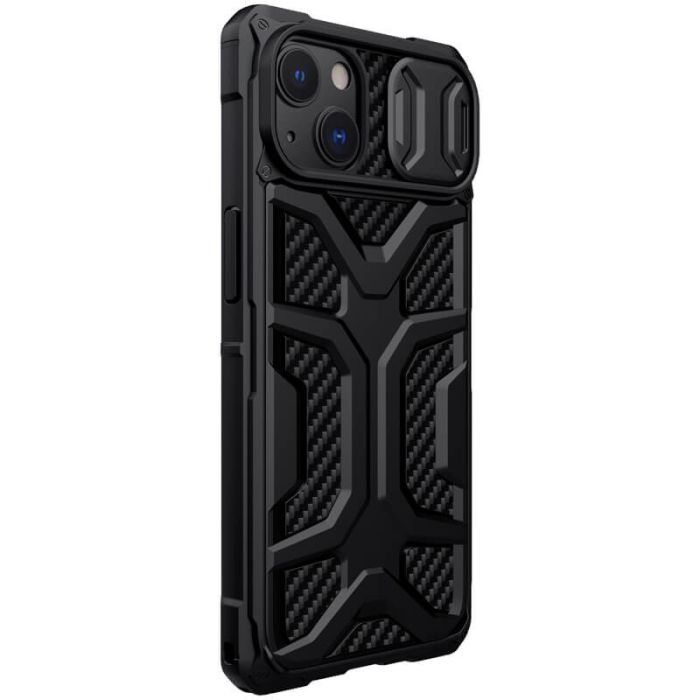 TPU+PC чохол Nillkin CamShield Adventurer (шторка на камеру) для Apple iPhone 13 (6.1")