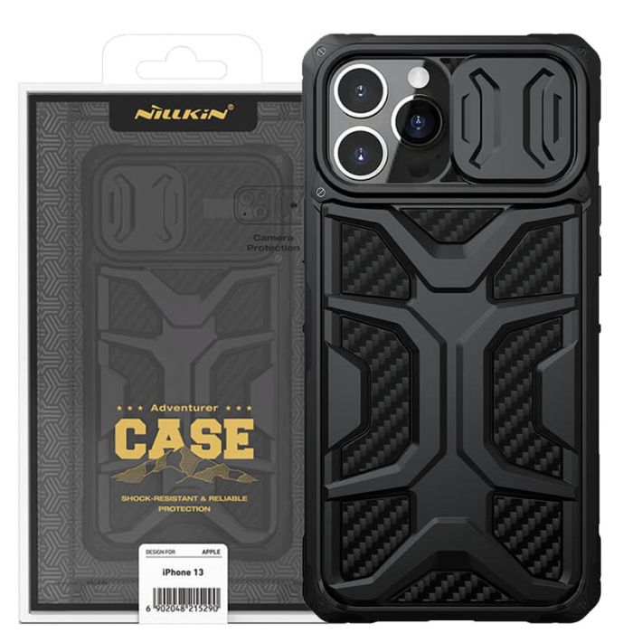 TPU+PC чохол Nillkin CamShield Adventurer (шторка на камеру) для Apple iPhone 13 Pro Max (6.7")