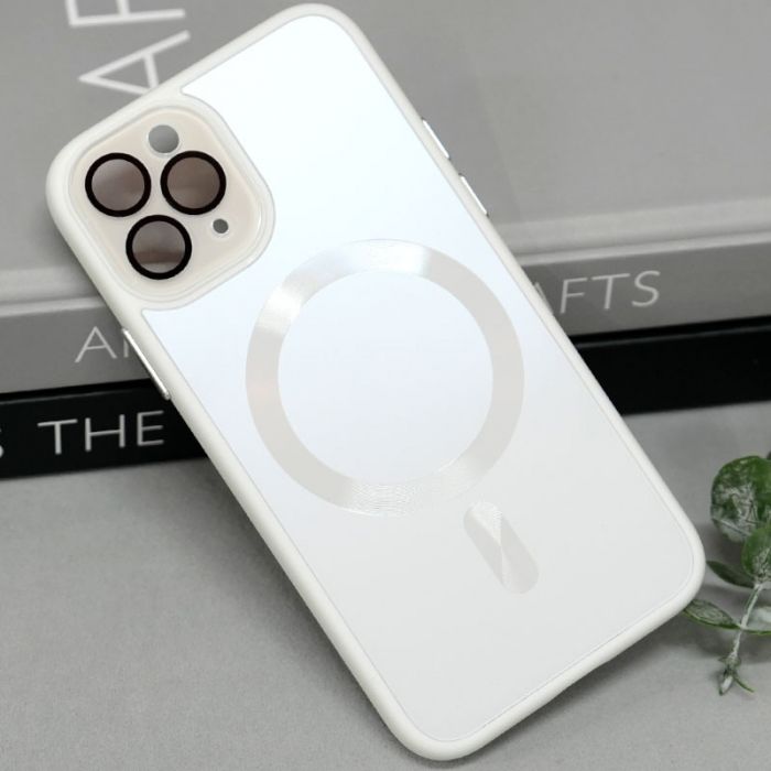 Чехол TPU+Glass Sapphire Midnight with MagSafe для Apple iPhone 11 Pro (5.8")