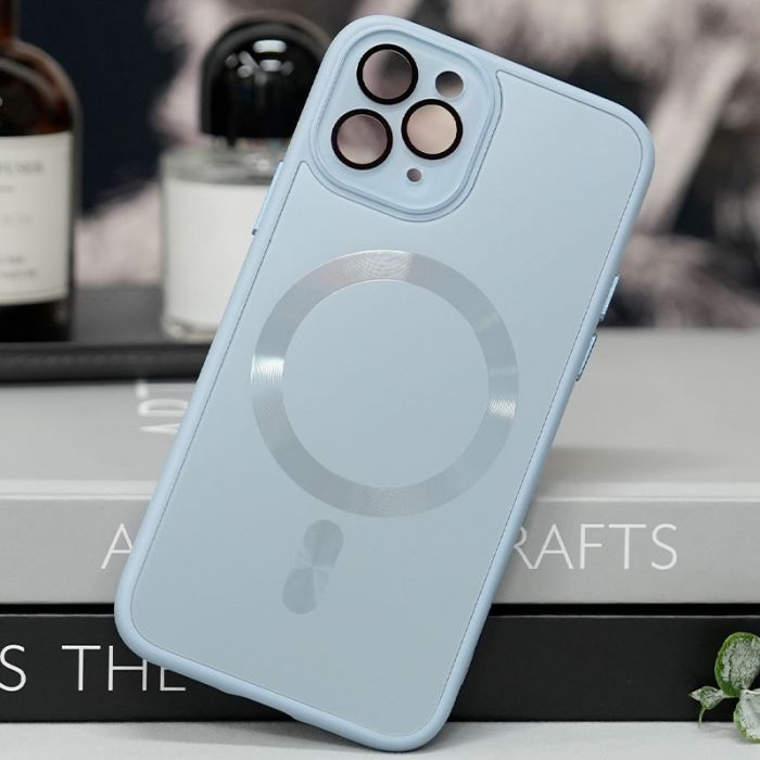 Чехол TPU+Glass Sapphire Midnight with MagSafe для Apple iPhone 11 Pro (5.8")