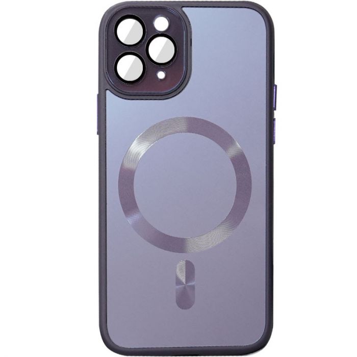 Чохол TPU+Glass Sapphire Midnight with MagSafe для Apple iPhone 11 Pro (5.8")