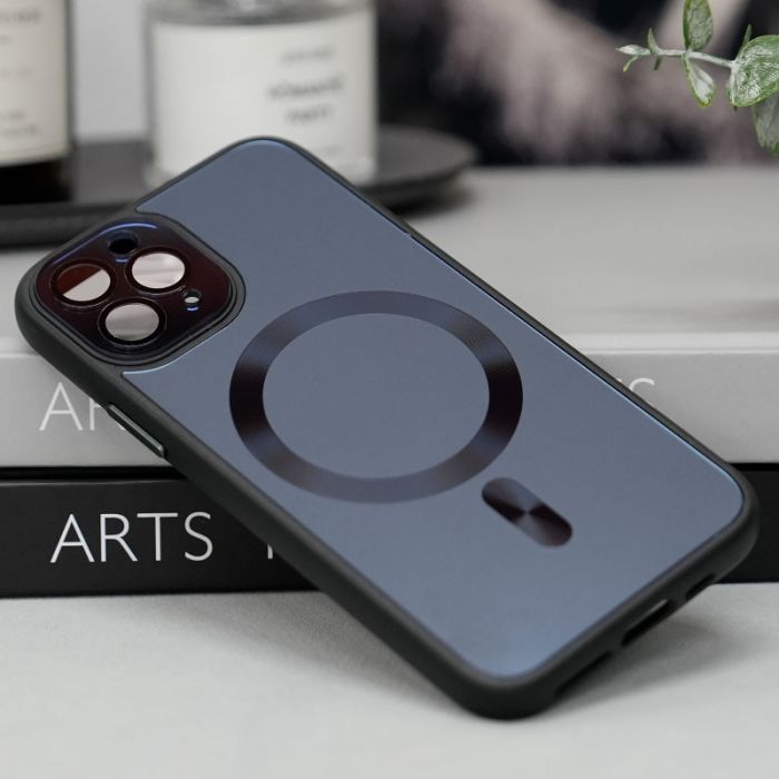 Чохол TPU+Glass Sapphire Midnight with MagSafe для Apple iPhone 11 Pro (5.8")