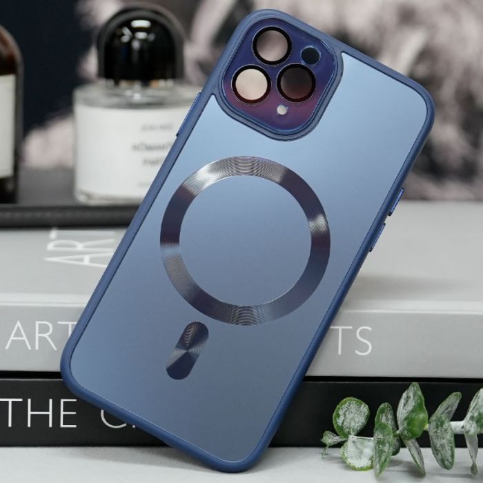 Чохол TPU+Glass Sapphire Midnight with MagSafe для Apple iPhone 11 Pro Max (6.5")