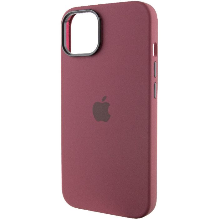 Чохол Silicone Case Metal Buttons (AA) для Apple iPhone 12 Pro Max (6.7")