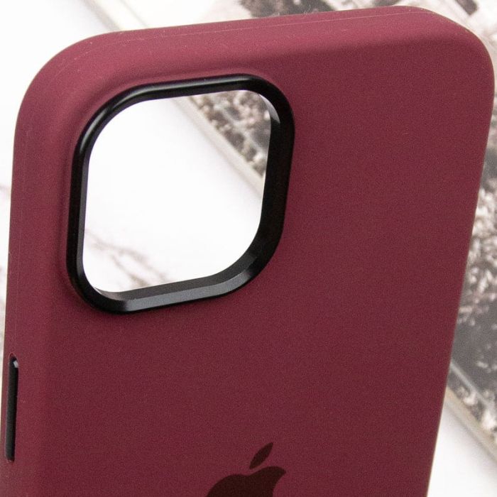 Чохол Silicone Case Metal Buttons (AA) для Apple iPhone 12 Pro Max (6.7")