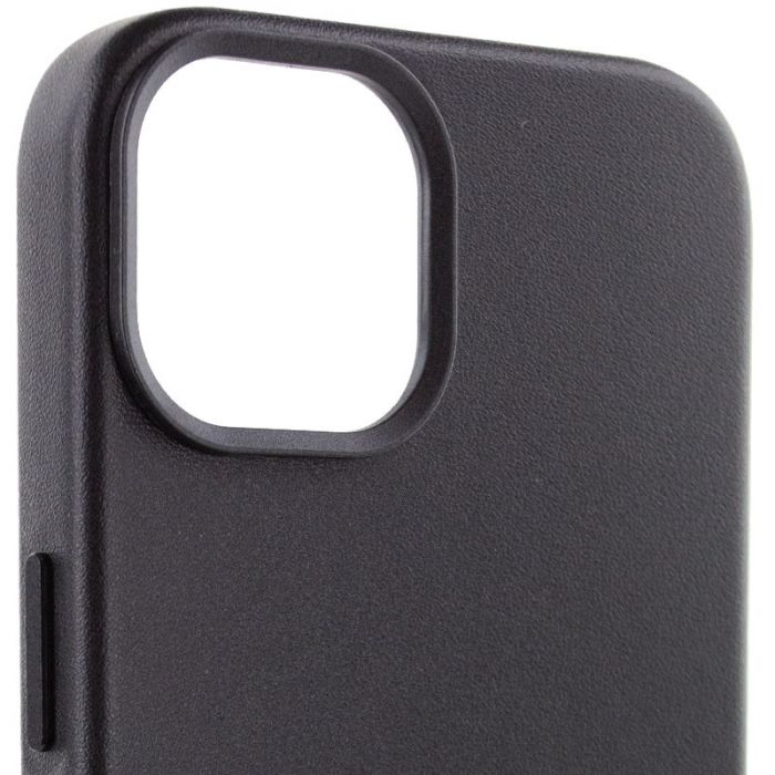 Кожаный чехол Leather Case (AA Plus) с MagSafe для Apple iPhone 14 (6.1")