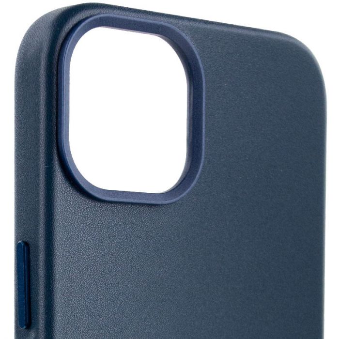 Шкіряний чохол Leather Case (AA Plus) with MagSafe для Apple iPhone 14 (6.1")