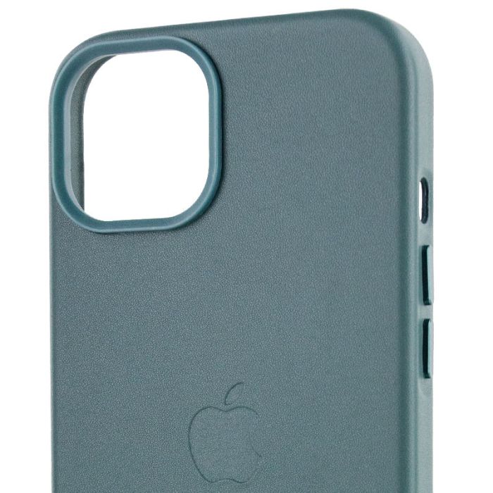 Шкіряний чохол Leather Case (AA Plus) with MagSafe для Apple iPhone 14 (6.1")