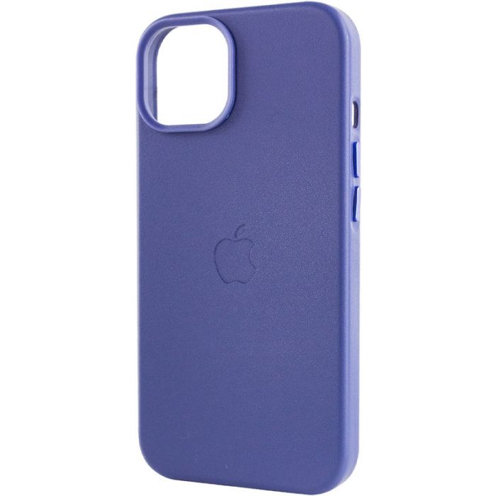Кожаный чехол Leather Case (AA Plus) с MagSafe для Apple iPhone 14 (6.1")