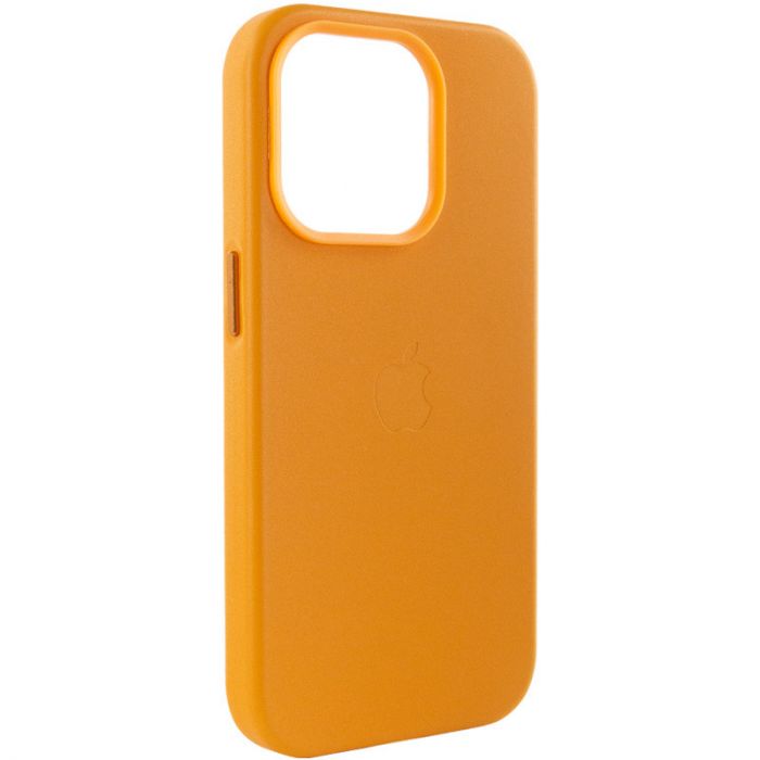 Шкіряний чохол Leather Case (AA Plus) with MagSafe для Apple iPhone 14 Pro (6.1")
