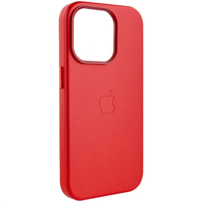 Кожаный чехол Leather Case (AA Plus) с MagSafe для Apple iPhone 14 Pro Max (6.7")