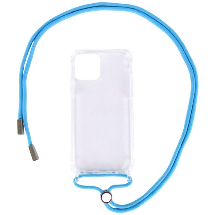 Чохол TPU Crossbody Transparent для Apple iPhone 12 Pro Max (6.7")