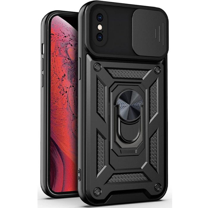 Ударостійкий чохол Camshield Serge Ring для Apple iPhone X / XS (5.8")