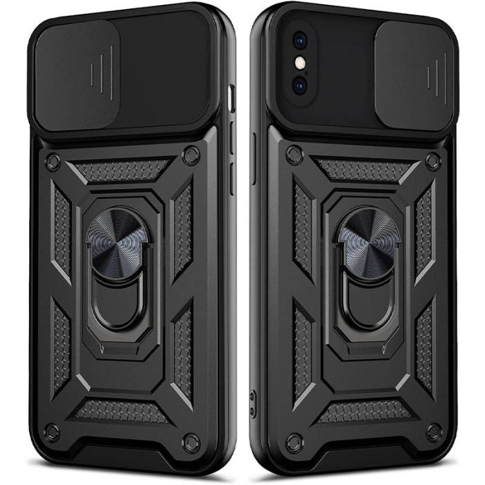 Ударостійкий чохол Camshield Serge Ring для Apple iPhone X / XS (5.8")