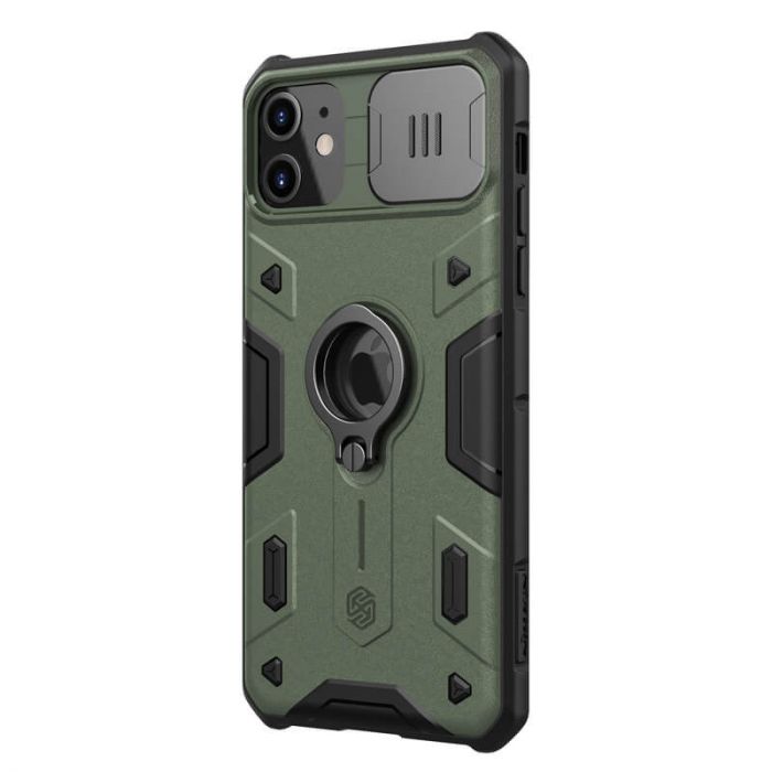 TPU+PC чехол Nillkin CamShield Armor (шторка на камеру) для Apple iPhone 11 (6.1")