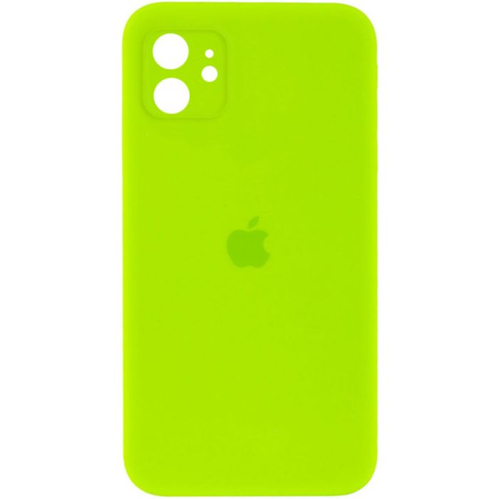 Чохол Silicone Case Square Full Camera Protective (AA) для Apple iPhone 11 (6.1")