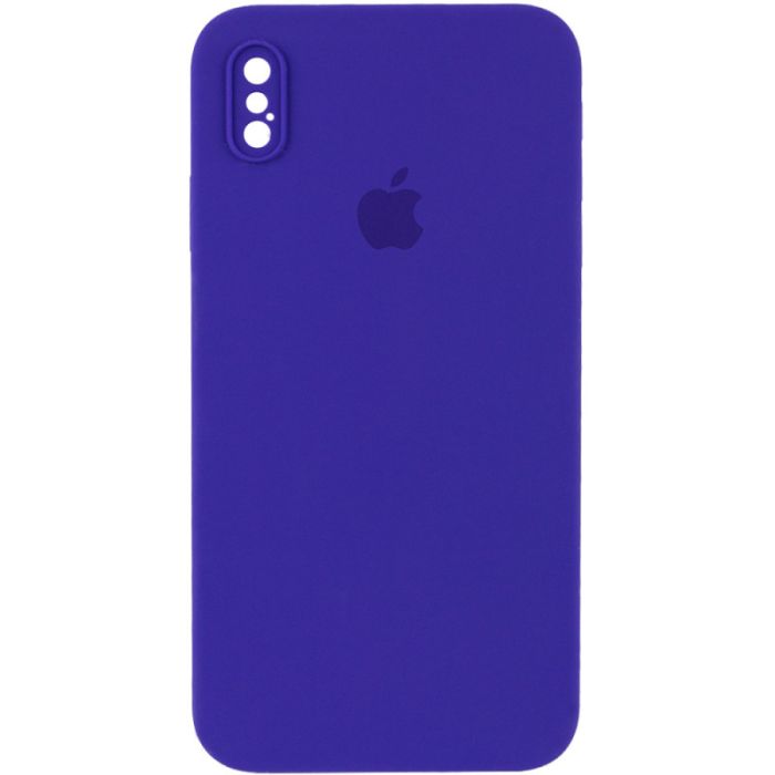 Чохол Silicone Case Square Full Camera Protective (AA) для Apple iPhone XS Max (6.5")