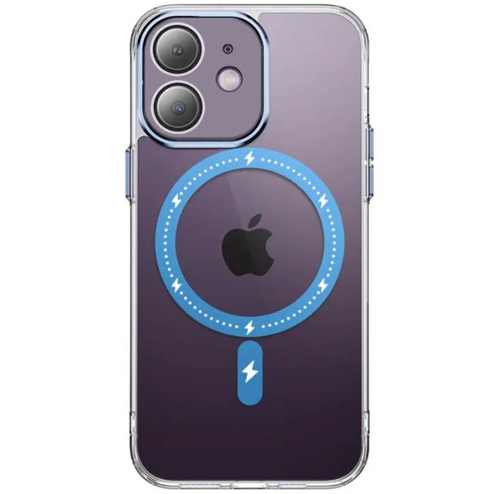 Чохол TPU+PC Colorful with MagSafe для Apple iPhone 12 (6.1")