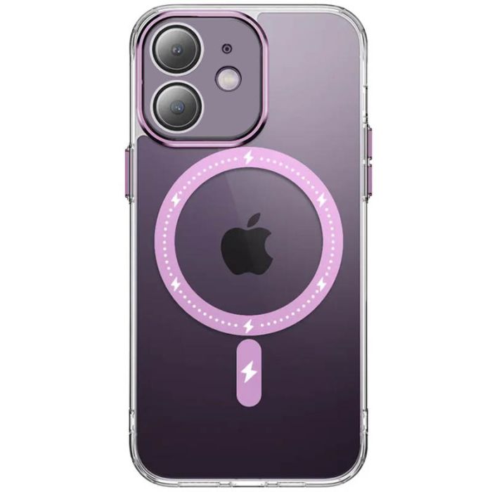 Чохол TPU+PC Colorful with MagSafe для Apple iPhone 12 (6.1")