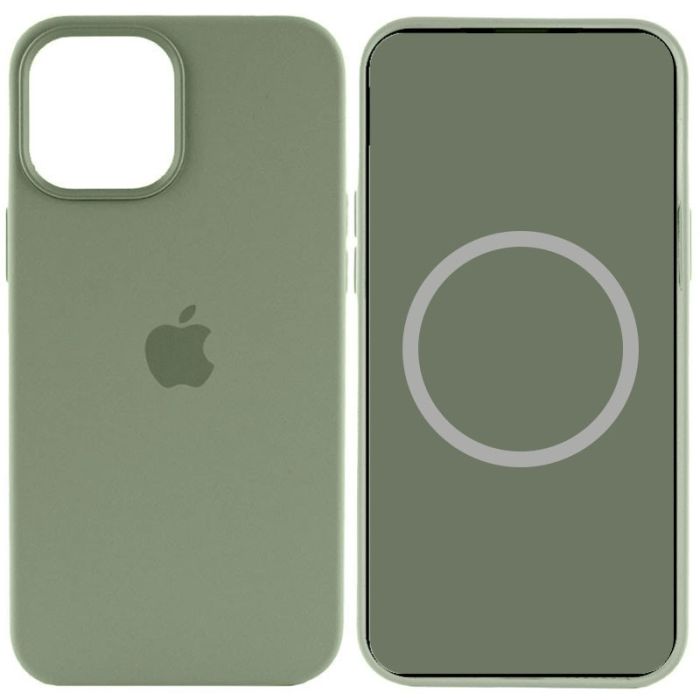 Чохол Silicone case (AAA) full with Magsafe and Animation для Apple iPhone 15 (6.1")