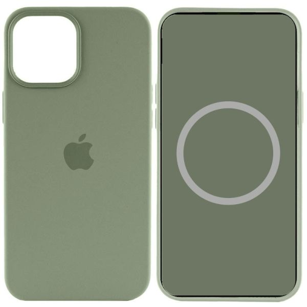 Чохол Silicone case (AAA) full with Magsafe and Animation для Apple iPhone 15 Pro (6.1")