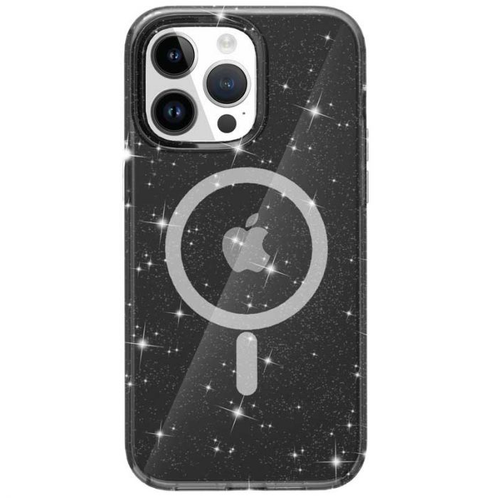 Чехол TPU Galaxy Sparkle (MagFit) для Apple iPhone 14 Pro (6.1")