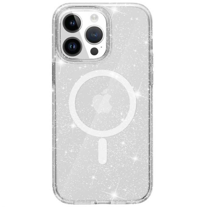 Чехол TPU Galaxy Sparkle (MagFit) для Apple iPhone 14 Pro (6.1")