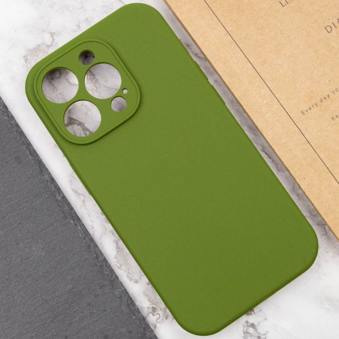 Чохол Silicone Case Full Camera Protective (AA) NO LOGO для Apple iPhone 15 Pro (6.1")