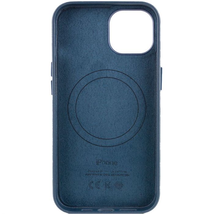 Кожаный чехол Leather Case (AA) with MagSafe для Apple iPhone 14 (6.1")