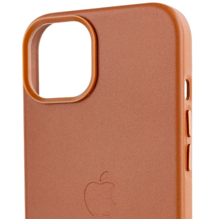 Кожаный чехол Leather Case (AA) with MagSafe для Apple iPhone 14 Plus (6.7")