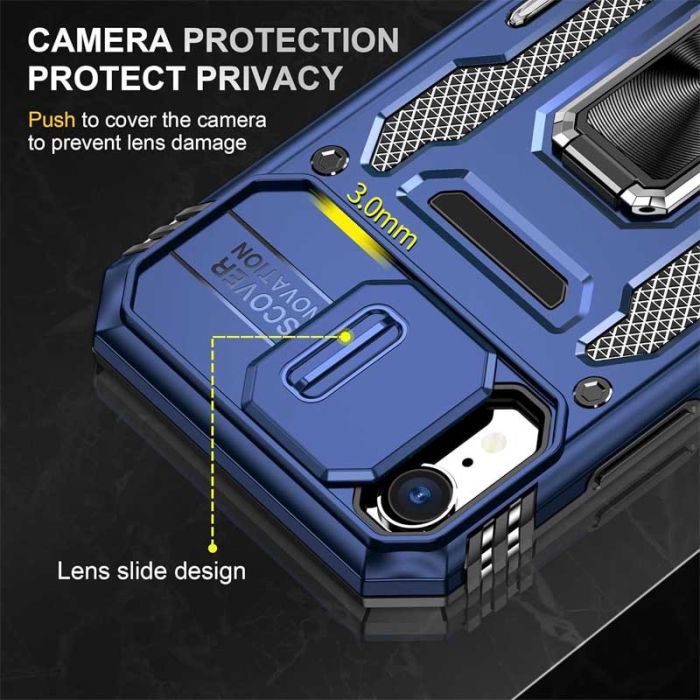 Ударостійкий чохол Camshield Army Ring для Apple iPhone XR (6.1")