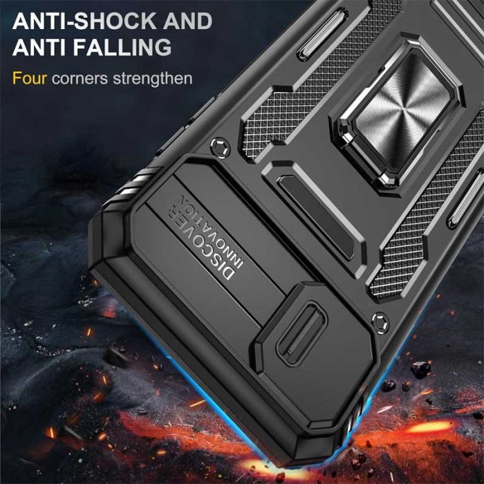 Ударостійкий чохол Camshield Army Ring для Apple iPhone X / XS (5.8")