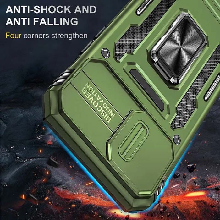 Ударостійкий чохол Camshield Army Ring для Apple iPhone 12 Pro / 12 (6.1")