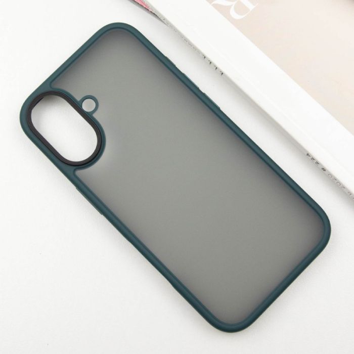 TPU+PC чохол Metal Buttons для Apple iPhone 16 (6.1")