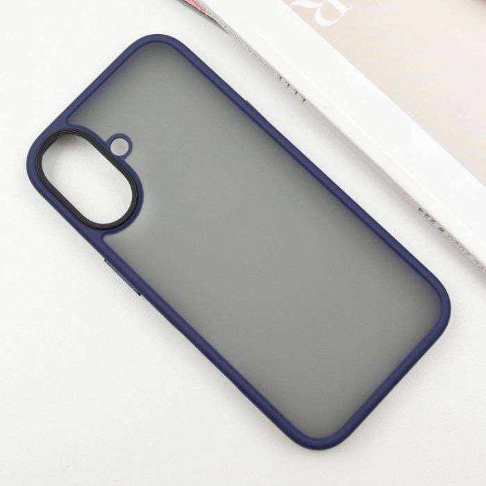 TPU+PC чохол Metal Buttons для Apple iPhone 16 (6.1")