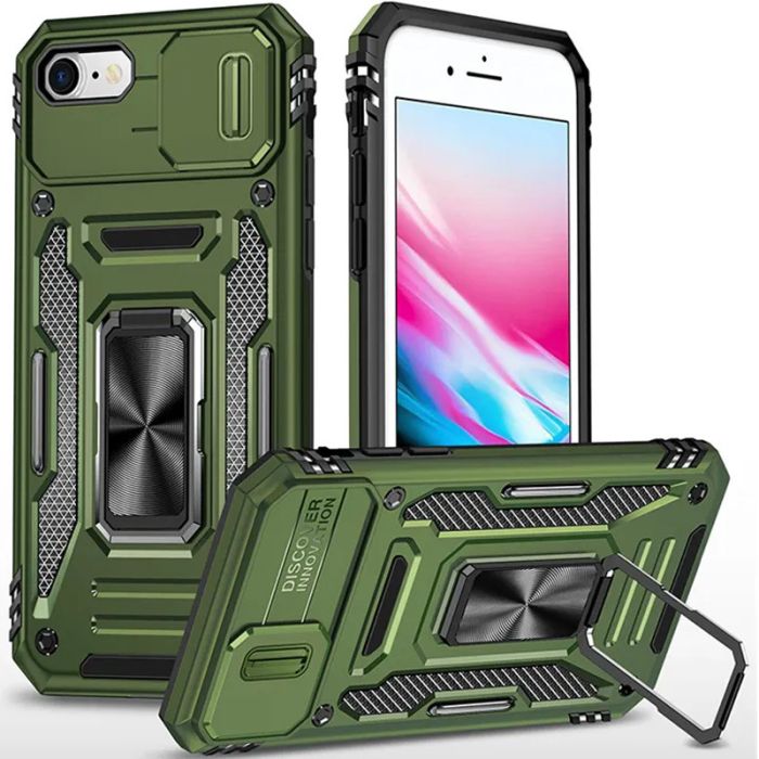 Ударостійкий чохол Camshield Army Ring для Apple iPhone 7 / 8 / SE (2020) (4.7")