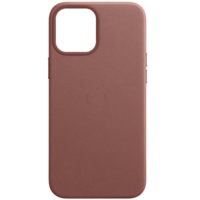 Кожаный чехол Leather Case (AAA) с MagSafe and Animation для Apple iPhone 14 Pro Max (6.7")
