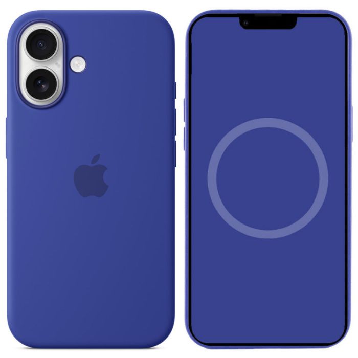 Чохол Silicone case (AAA) with Magsafe and Animation (button) для Apple iPhone 16 (6.1")