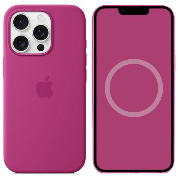 Чохол Silicone case (AAA) with Magsafe and Animation (button) для Apple iPhone 16 Pro (6.3")