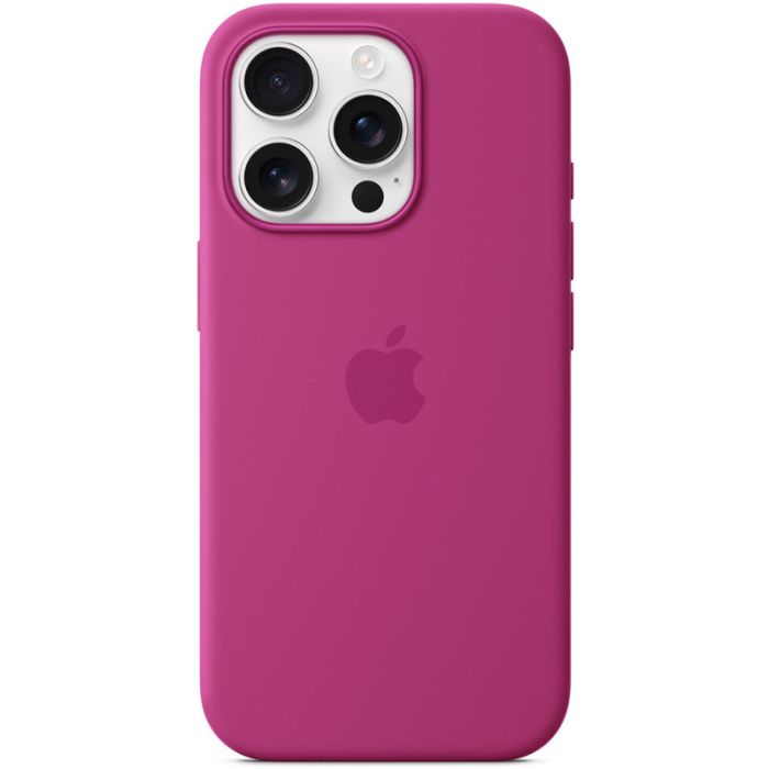 Чохол Silicone case (AAA) with Magsafe and Animation (button) для Apple iPhone 16 Pro (6.3")