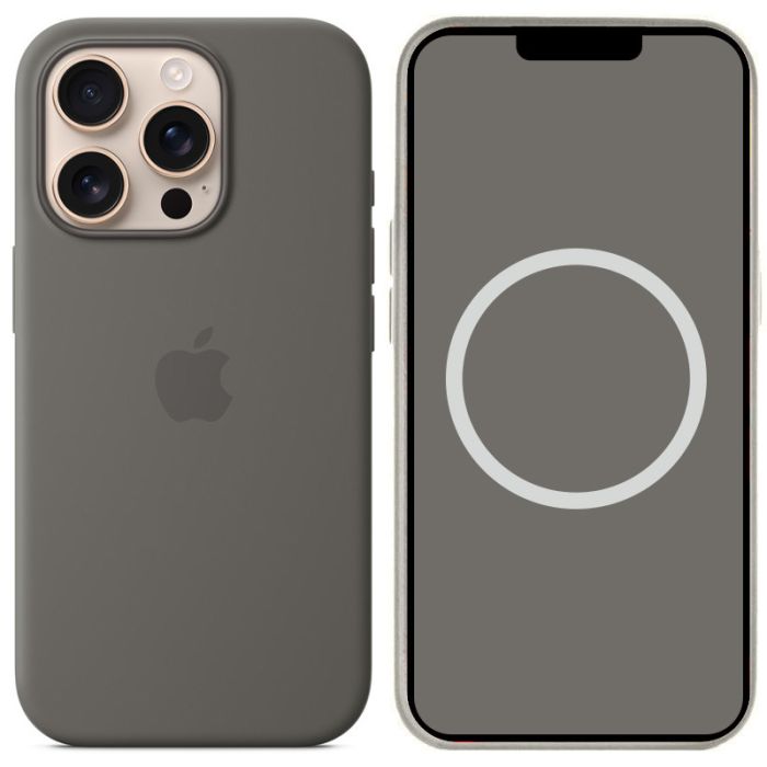 Чохол Silicone case (AAA) with Magsafe and Animation (button) для Apple iPhone 16 Pro (6.3")