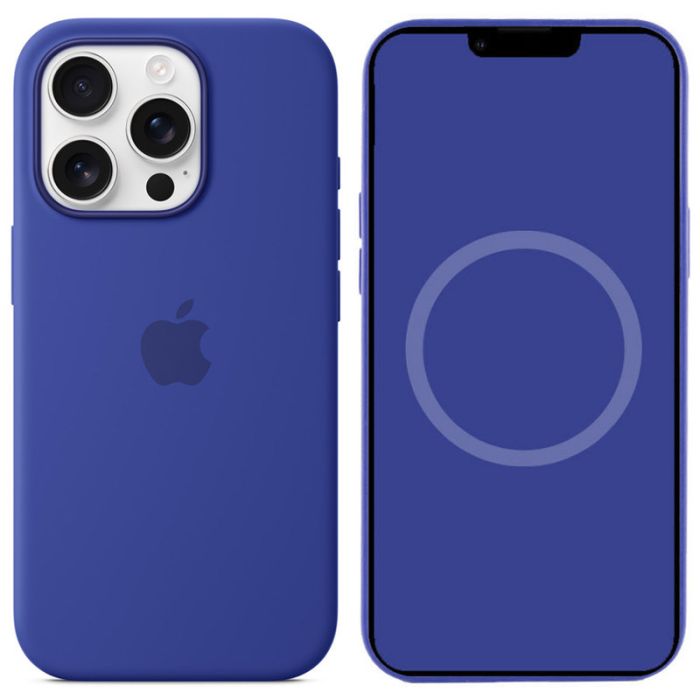 Чохол Silicone case (AAA) with Magsafe and Animation (button) для Apple iPhone 16 Pro (6.3")