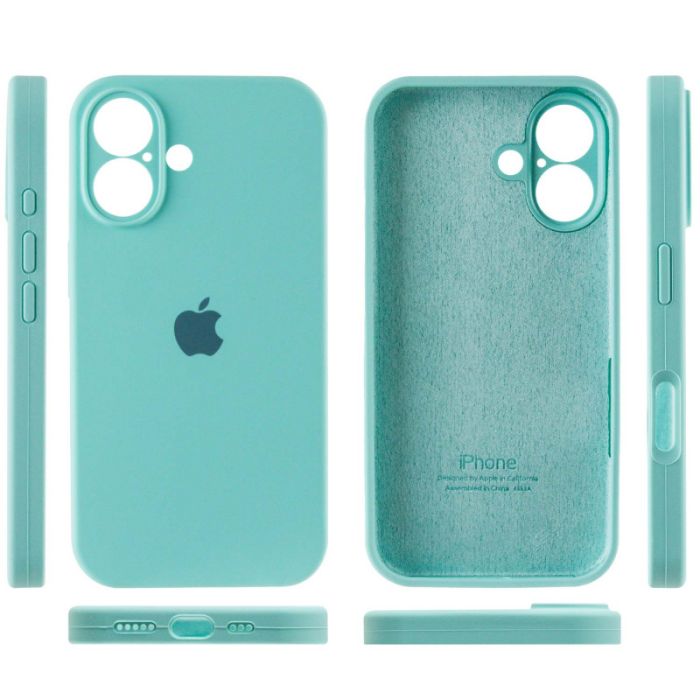 Чохол Silicone Case Full Camera Protective (AA) для Apple iPhone 16 (6.1")